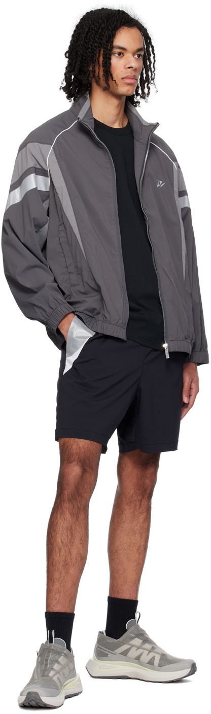 Izzue Gray Printed Jacket