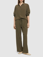 MATTEAU Long Sleeve Silk Shirt