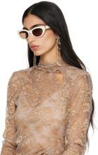 Saint Laurent Off-White SL M115 Sunglasses
