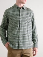 Belstaff - Foundry Checked Brushed Cotton-Flannel Shirt - Gray