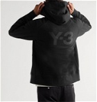 Y-3 - Logo-Print Loopback Cotton-Jersey Zip-Up Hoodie - Black
