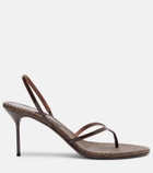 Paris Texas Lidia patent leather thong sandals