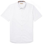 Burberry - Cotton-Blend Poplin Shirt - White