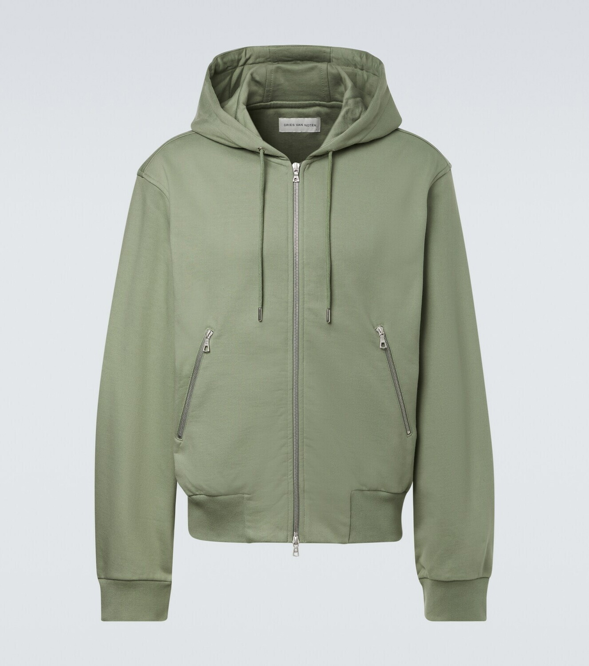 Dries Van Noten Cotton zip-up hoodie