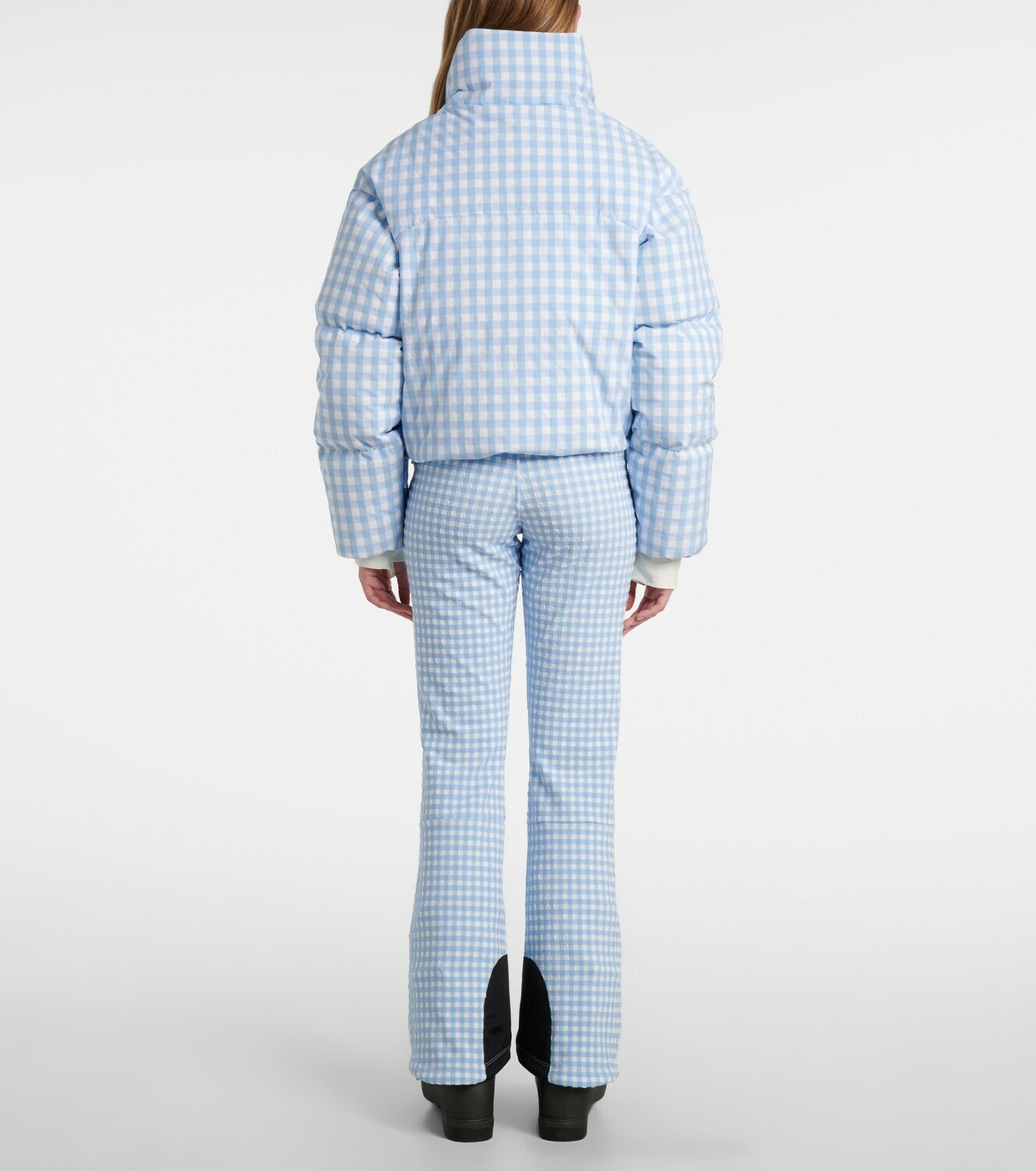 Cordova Cortina gingham down ski jacket