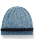 James Perse - Dip-Dyed Ribbed Cashmere Beanie