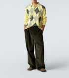 JW Anderson Argyle wool polo sweater
