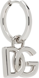 Dolce&Gabbana Silver 'DG' Logo Single Earring