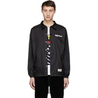 Wacko Maria Black High Times Edition Coaches Jacket