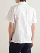 Richard James - Convertible-Collar Linen and Cotton-Blend Shirt - White