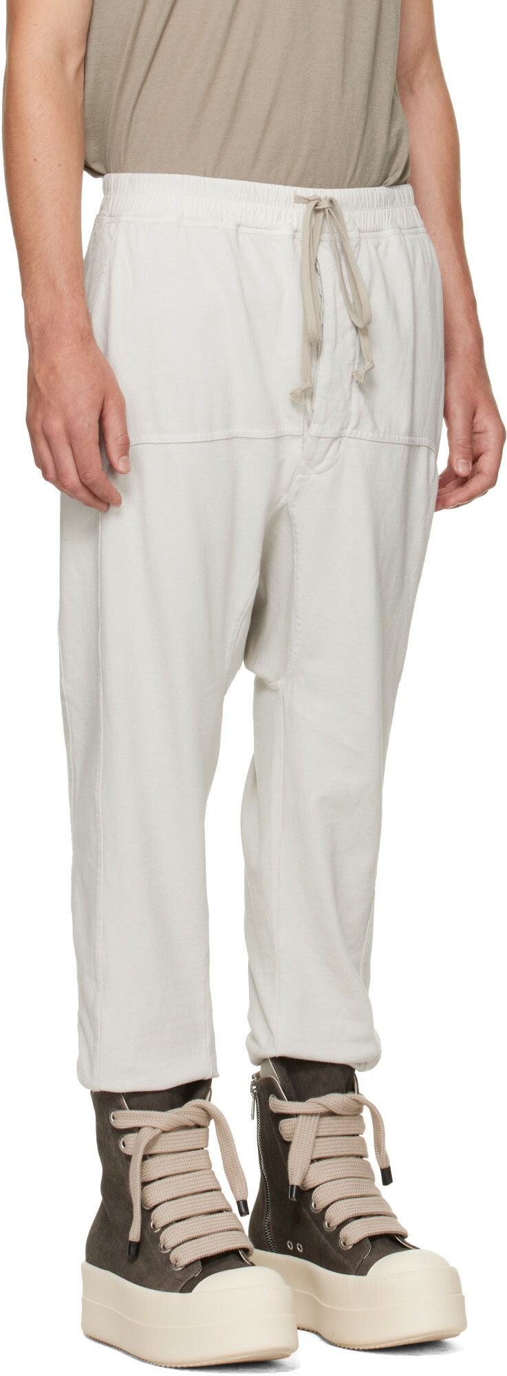 Rick Owens DRKSHDW Off-White Tower Prisoner Drawstring Sweatpants