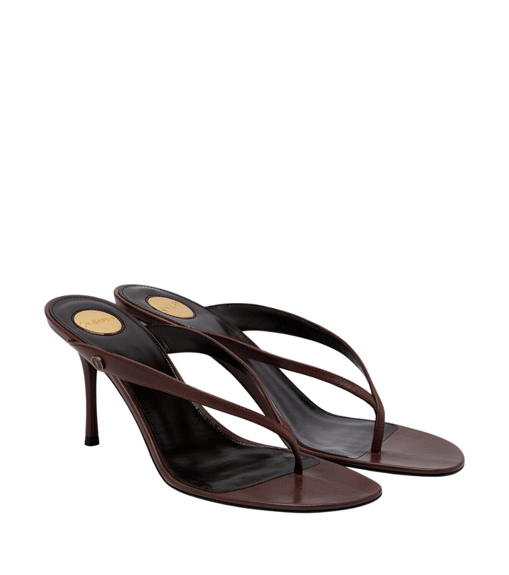 Photo: Saint Laurent Sue leather thong sandals