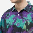 Needles Men's 7 Cuts Tie Dyed Flannel Shirt in Multi