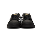 adidas Originals Black and White Superstar Sneakers