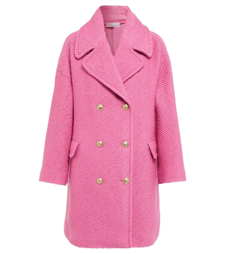 Photo: REDValentino Double-breasted wool-blend coat