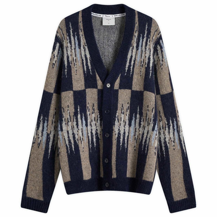 Photo: Percival Men's Chromatic Cardigan in Ecru