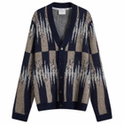 Percival Men's Chromatic Cardigan in Ecru