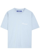 Picante Tailor Logo-print Cotton T-shirt Blue