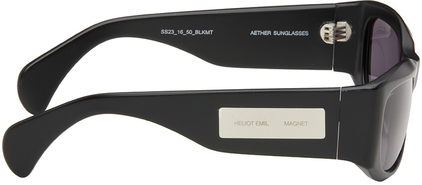 HELIOT EMIL Black Aether Sunglasses