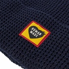 Human Made Men's Waffle Beanie Hat in Navy 