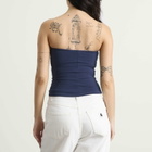SKIMS Women's Cotton Jersey Tube Top in Navy