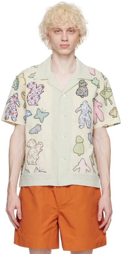 Photo: Bode Off-White Critter Shirt