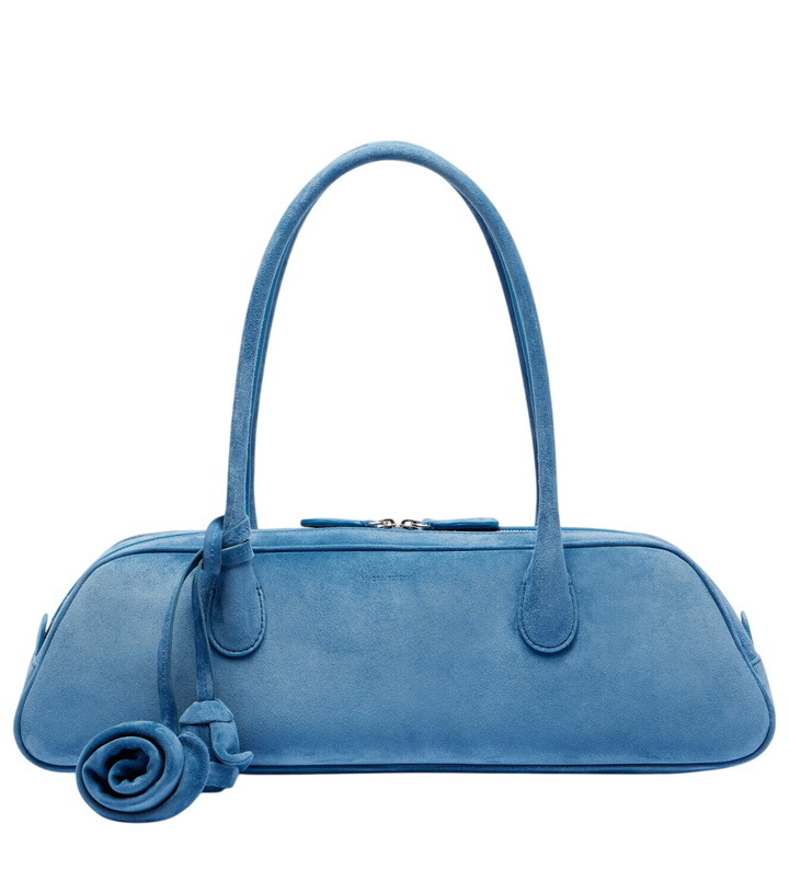 Photo: Magda Butrym Brigitte Trapeze suede shoulder bag