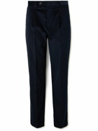 Paul Smith - Pienza Stretch Cotton and Wool-Blend Corduroy Suit Trousers - Blue