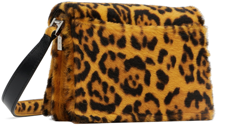 Marni EW Trunk Bag, Leopard