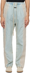 Fear of God Blue Striped Forum Jeans