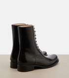 The Row Kai leather lace-up boots