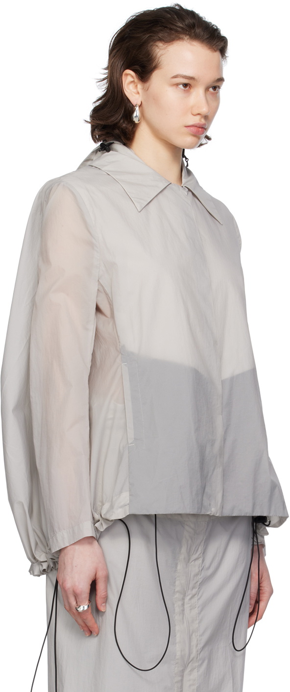 JOHANNA PARV Gray Hood Jacket