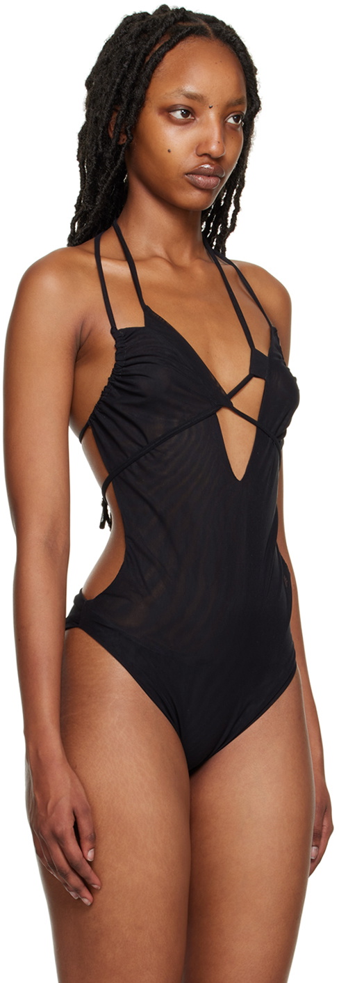Jade Cropper SSENSE Exclusive Black Bodysuit