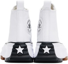 Converse White Run Star Hike Hi Sneakers