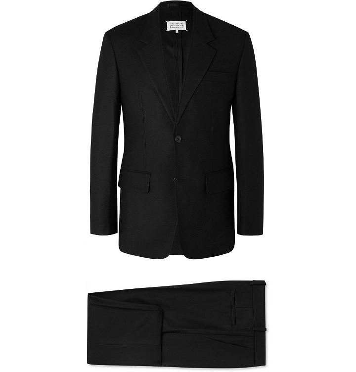 Photo: Maison Margiela - Black Wool Suit - Black