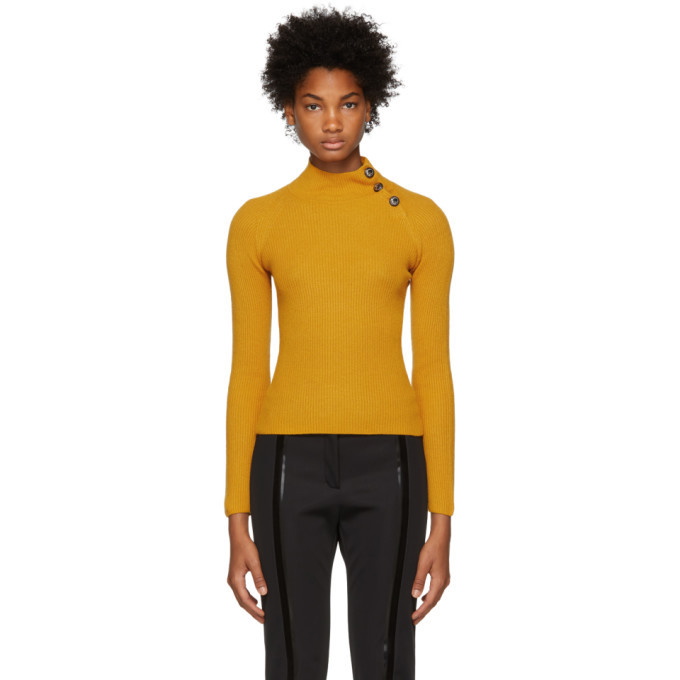 Photo: Fendi Yellow Ribbed Sweater