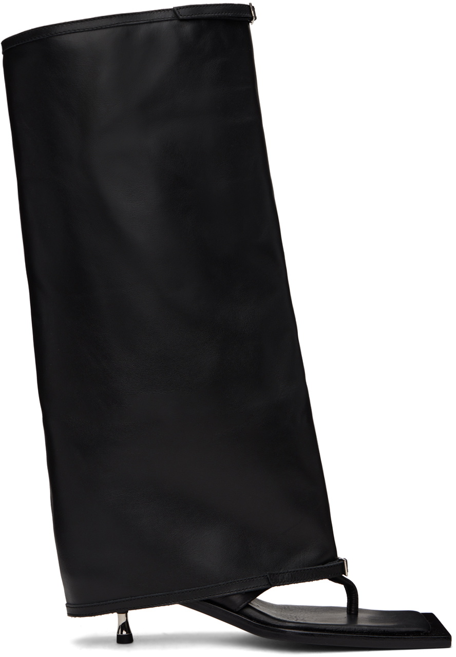 FIDAN NOVRUZOVA Black Kaia Stiletto Heel Trouser Sandals