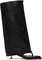 FIDAN NOVRUZOVA Black Kaia Stiletto Heel Trouser Sandals