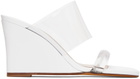 Maryam Nassir Zadeh SSENSE Exclusive White Olympia Heeled Sandals