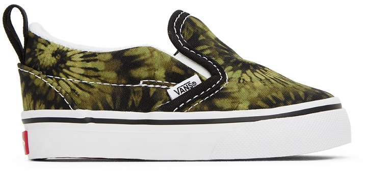 Photo: Vans Baby Green Slip-On V Sneakers