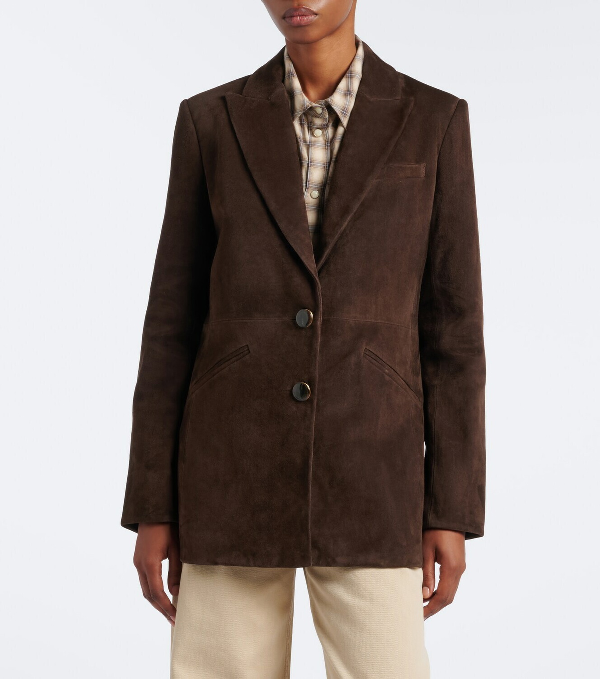 Veronica Beard Maci suede blazer