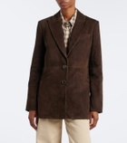Veronica Beard Maci suede blazer