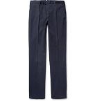 Incotex - Four Season Relaxed-Fit Cotton-Blend Chinos - Men - Blue