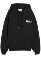 Mki Miyuki Zoku Stack Hooded Cotton-blend Sweatshirt Black