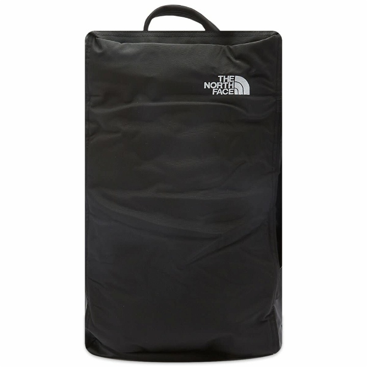 Photo: The North Face Men's Base Camp Voyager Duffel 32L in Tnf Black/Tnf White
