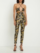 VERSACE JEANS COUTURE - Printed Stretch Lycra Jumpsuit