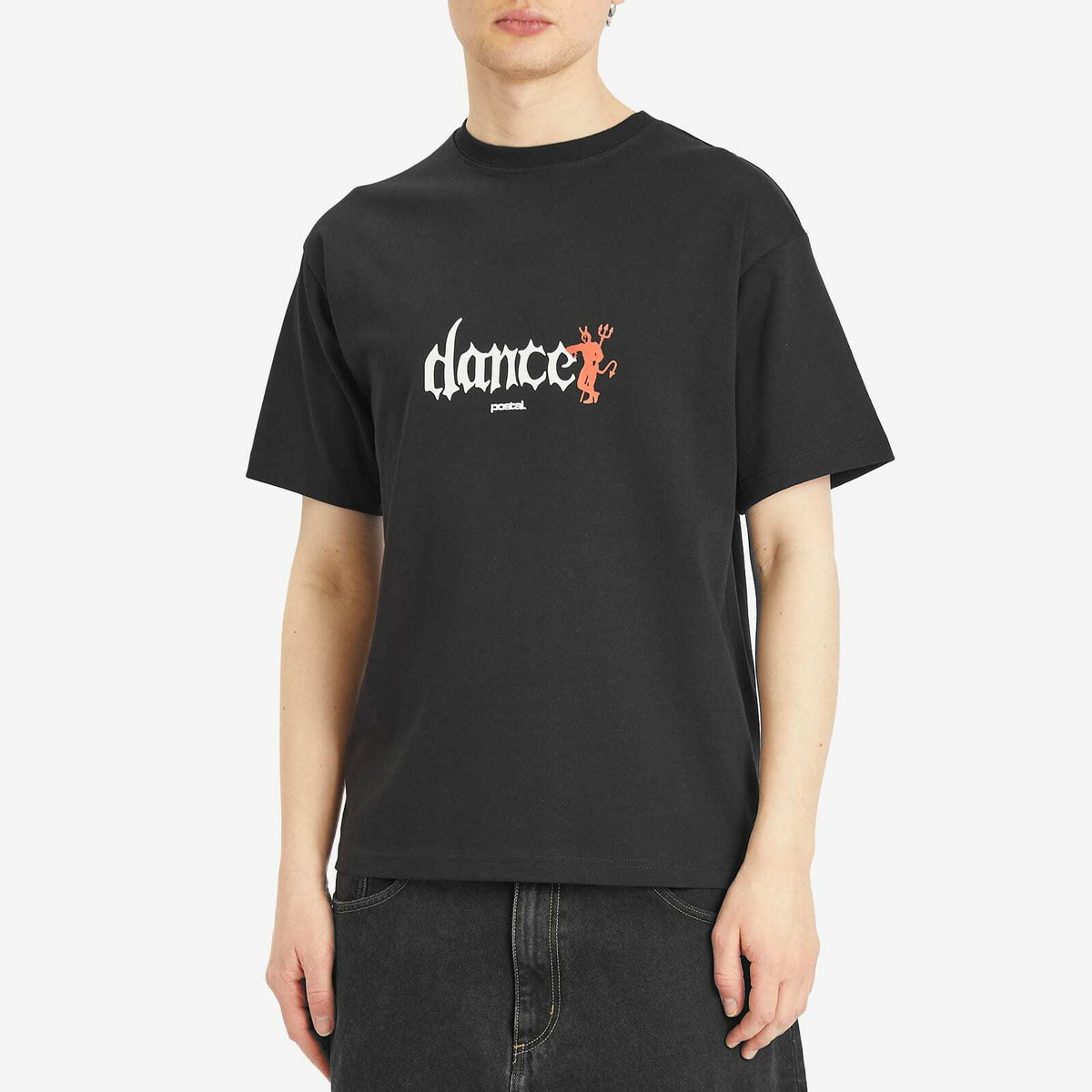 POSTAL Men's Dance T-Shirt in Black