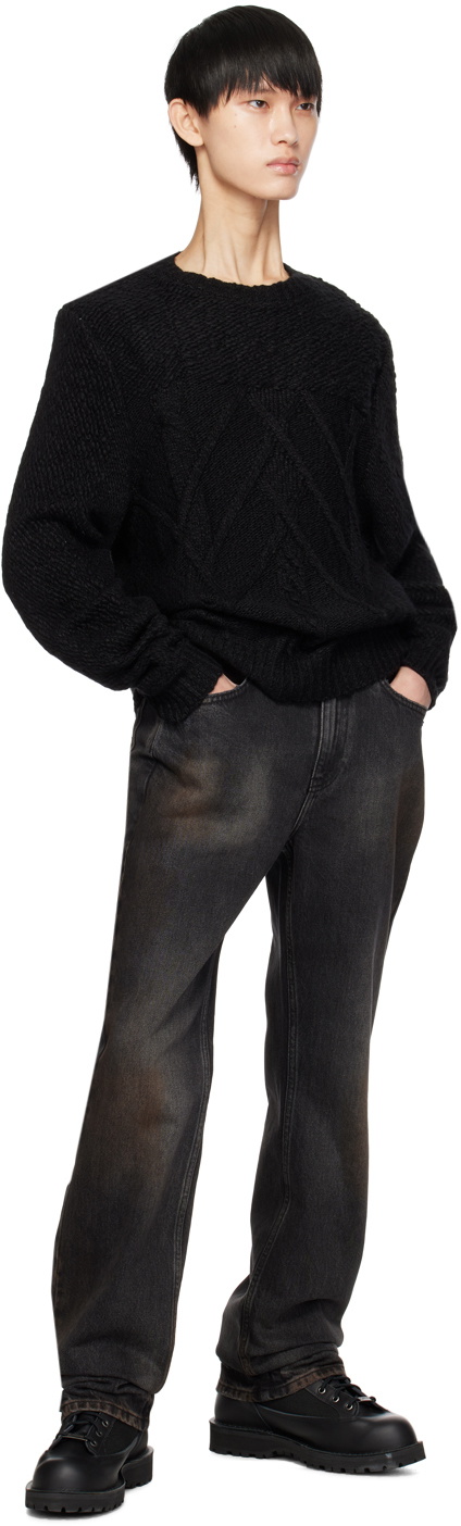 GUESS USA Black Faded Jeans