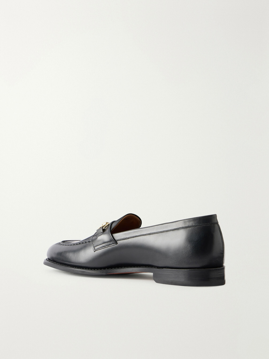Grenson - Franklin Horsebit-Embellished Leather Loafers - Black