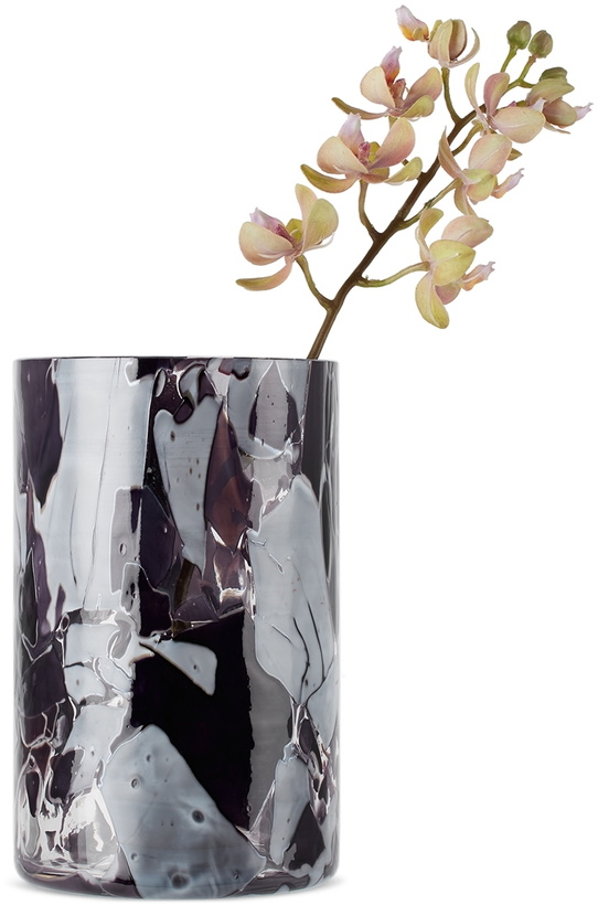 Photo: Stories of Italy SSENSE Exclusive Purple & White Nougat Tall Vase